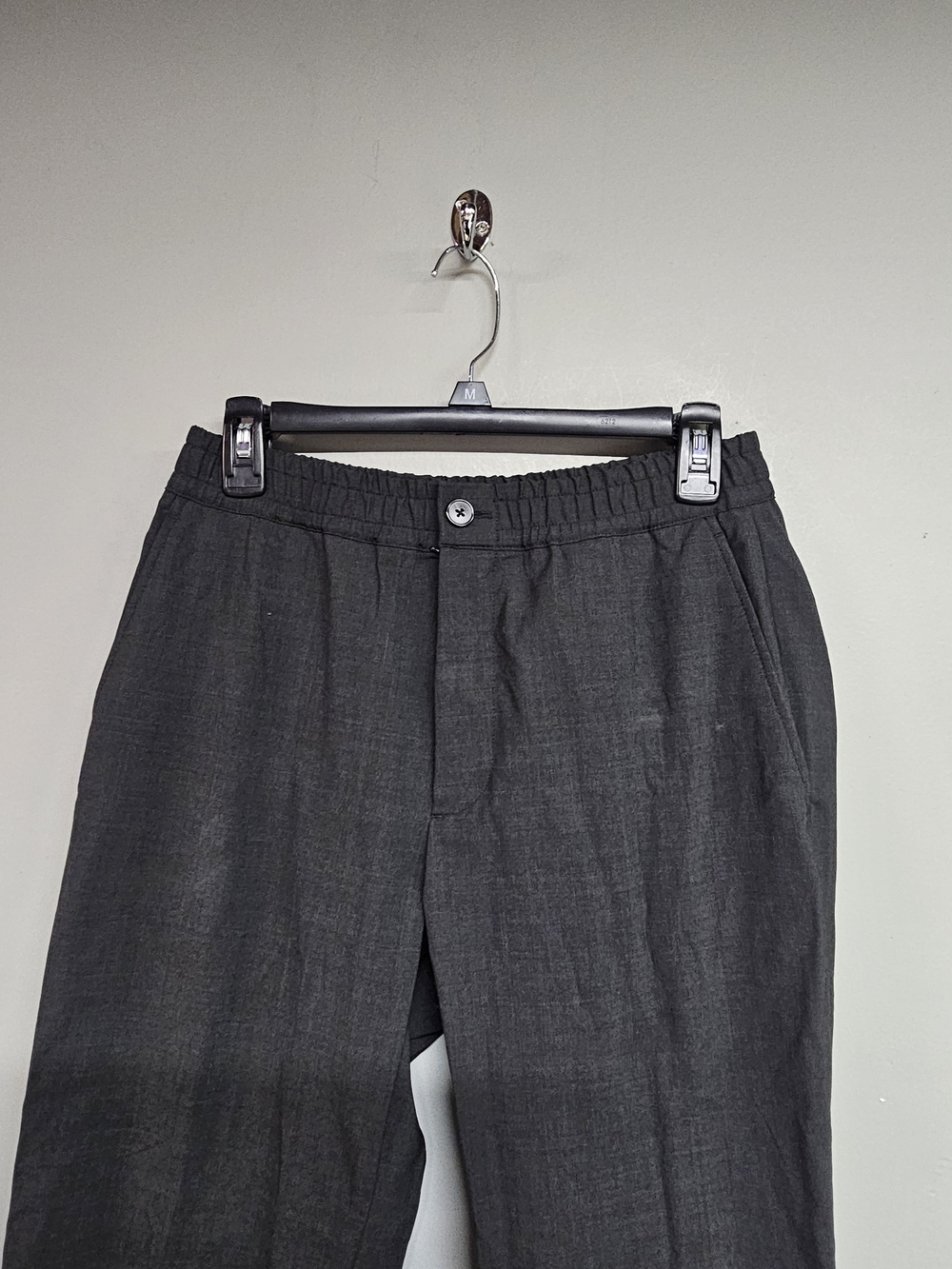 Theory Women's Straight Leg Pants in Charcoal Gray Style 6 Larin DRW Size 29